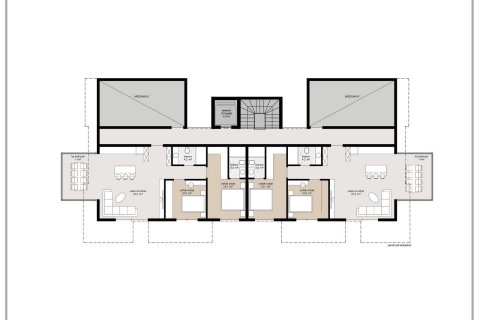 Продажа квартиры в Аланье, Анталье, Турция 2+1, 79м2, №68022 – фото 7