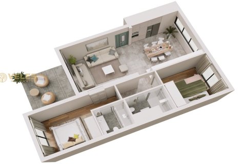 2+1 Lejlighed  i Tatlisu, Famagusta,  Nr. 226854 - 24