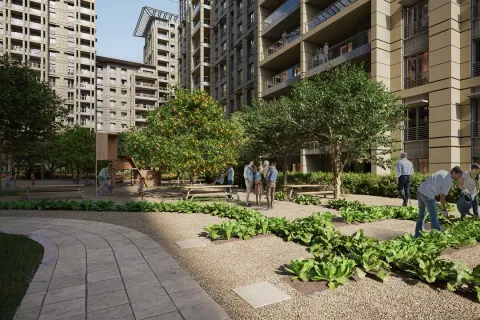 آپارتمان در  Aksu ، ترکیه 1 خوابه ، 71.44 متر مربع.  شماره 224006 - 8