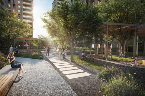 آپارتمان در  Aksu ، ترکیه 1 خوابه ، 71.44 متر مربع.  شماره 224006 - 9