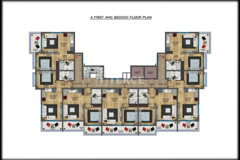 Apartment for sale  in Alanya, Antalya, Turkey, 1 bedroom, 56m2, No. 215626 – photo 19