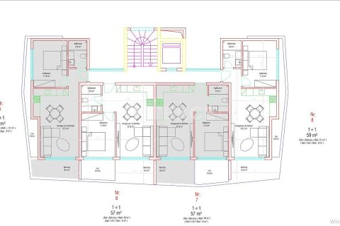 Apartment for sale in Alanya, Antalya, Turkey, 1 bedroom, 59m2, No. 215624 – photo 22