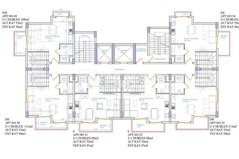 2+1 Penthäuser  in Alanya, Antalya, Türkei Nr. 222429 - 29
