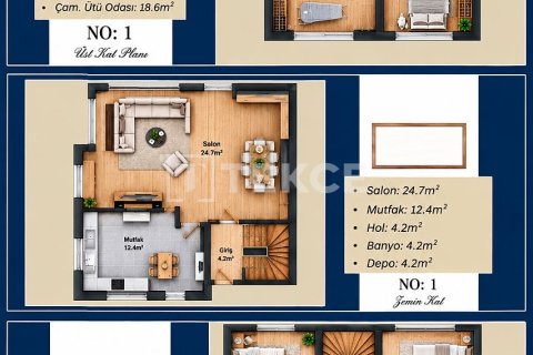 Продажа виллы в Бейкозе, Стамбуле, Турция 6+1, 336м2, №237429 – фото 14