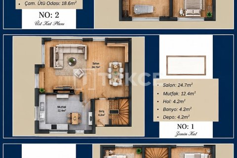 Продажа виллы в Бейкозе, Стамбуле, Турция 6+1, 336м2, №237429 – фото 13