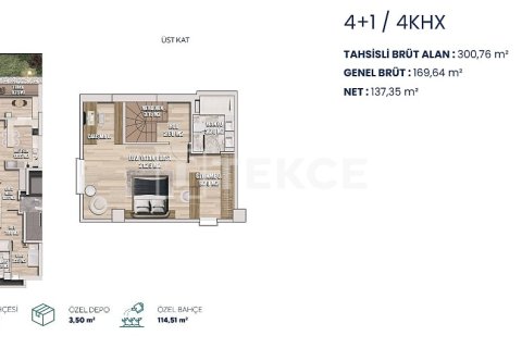 4+1 Lejlighed  i Istanbul, Tyrkiet Nr. 216437 - 24