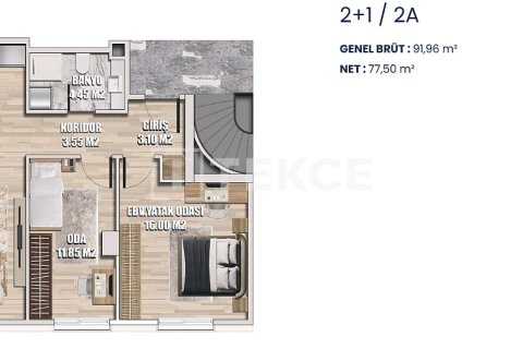 3+1 Lejlighed  i Istanbul, Tyrkiet Nr. 216436 - 18