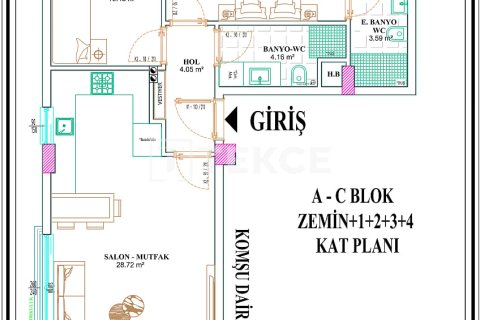 Apartment for sale  in Aksu, Antalya, Turkey, 3 bedrooms, 122m2, No. 221316 – photo 18