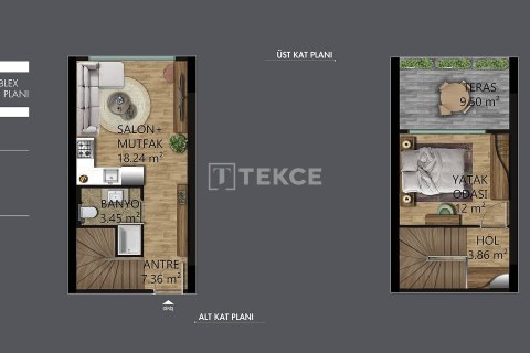 2+1 Lejlighed  i Yalova, Tyrkiet Nr. 213479 - 22