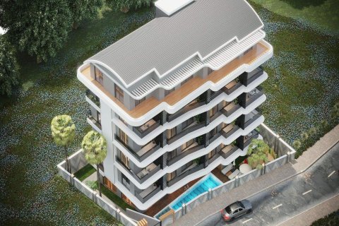 آپارتمان در  Alanya ، ترکیه 1 خوابه ، 58 متر مربع.  شماره 229316