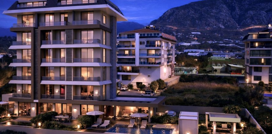 1+1 Lägenhet i Kestel, Antalya, Turkiet Nr. 238094