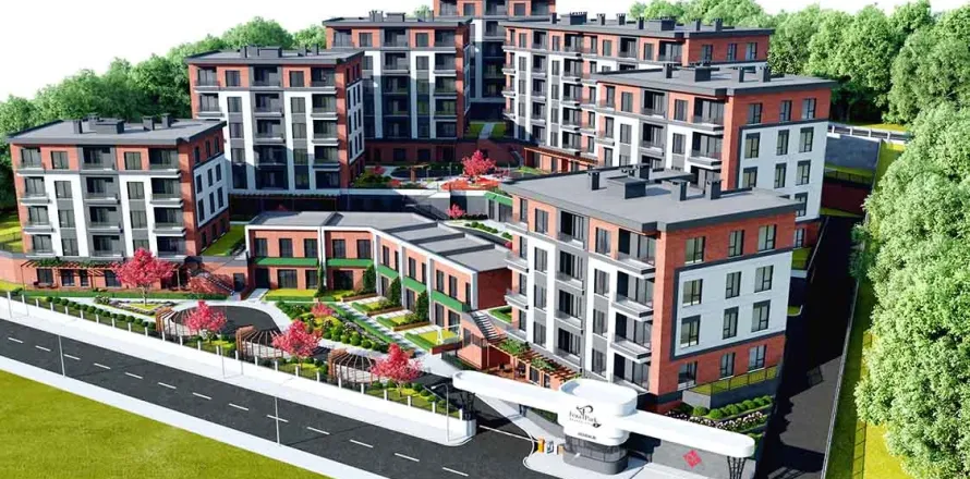 Квартира  6-х ком. в Стамбуле, Турция №213422