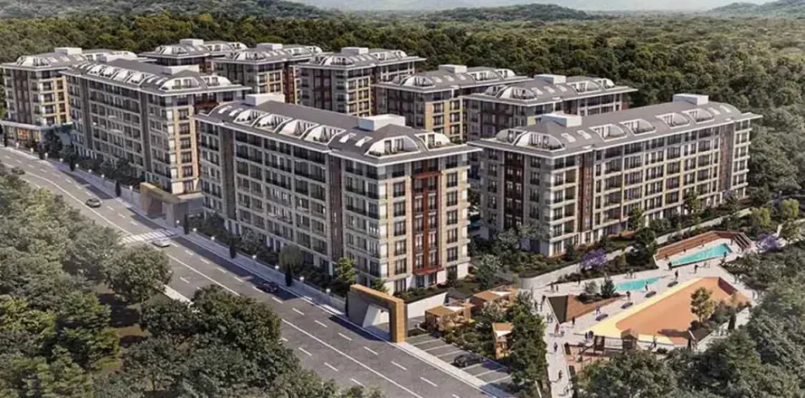 Квартира  3-х ком. в Стамбуле, Турция №213423