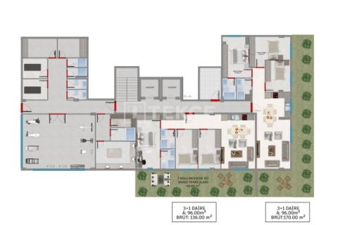 Продажа квартиры в Аланье, Анталье, Турция 3+1, 136м2, №215456 – фото 16