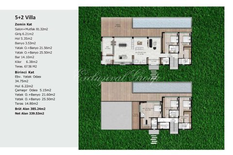 Villa  3+1  Bodrum, Muğla, Türkiye №221806 - 22