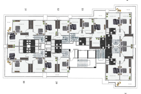 2+1 Leilighet  i Kestel, Antalya, Tyrkia Nr. 10705 - 21