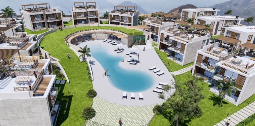 ویلا در  Bahceli ، ترکیه 2 خوابه ، 93 متر مربع.  شماره 214229