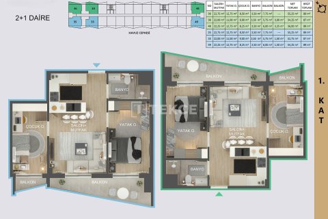 Продажа квартиры  в Анталье, Турция 2+1, 101м2, №227522 – фото 29