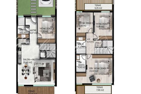 Villa  2+1  Bodrum, Muğla, Türkiye №221730 - 21