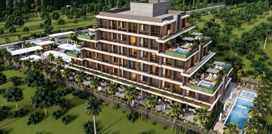 آپارتمان در  Aksu ، ترکیه 1 خوابه ، 35 متر مربع.  شماره 221124