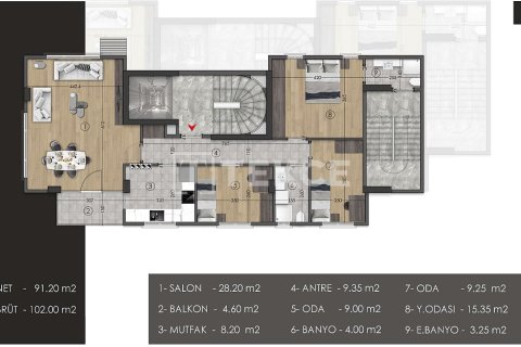 3+1 Wohnung in Istanbul, Türkei Nr. 227334 - 11