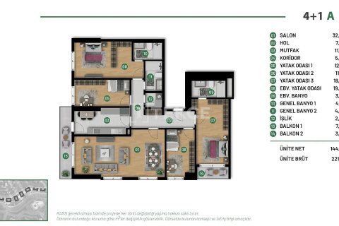 3+1 Wohnung in Istanbul, Türkei Nr. 221046 - 29