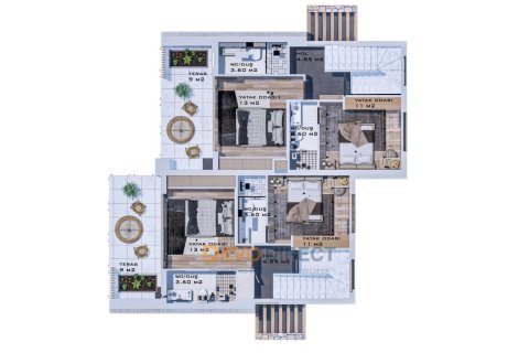 Продажа виллы  в Гирне, Северный Кипр 4+1, 192м2, №225695 – фото 13