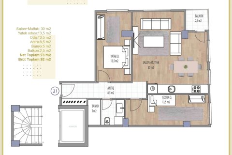 Daire  1+1  İstanbul, Türkiye №233024 - 7
