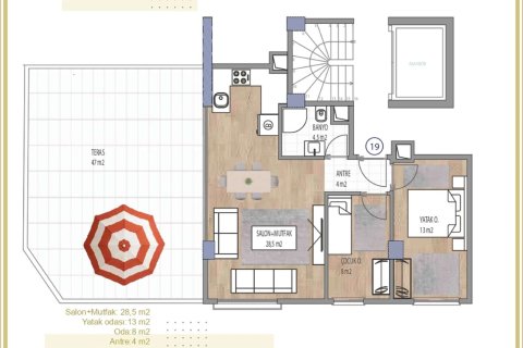 Daire  1+1  İstanbul, Türkiye №233024 - 9
