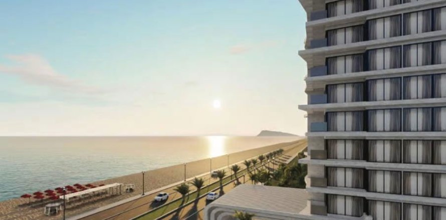 آپارتمان در  Mahmutlar ، ترکیه 1 خوابه ، 65 متر مربع.  شماره 217475