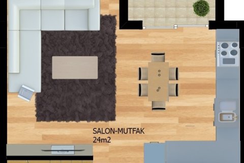 Daire   Muğla, Türkiye №224177