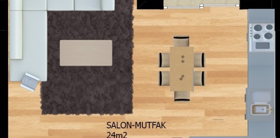 Wohnung  in Mugla, Türkei Nr. 224177