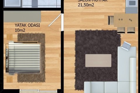 Daire   Muğla, Türkiye №224175