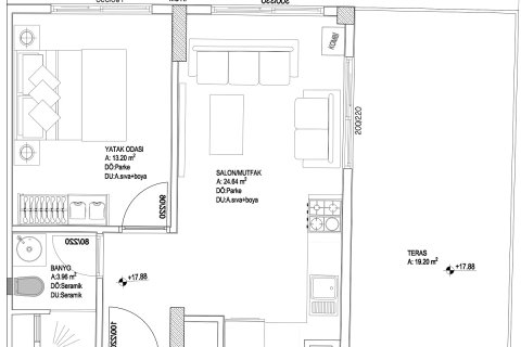 Wohnung  in Mugla, Türkei Nr. 224179 - 4