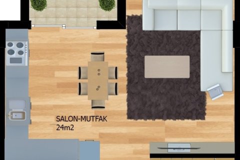 Daire   Muğla, Türkiye №224176