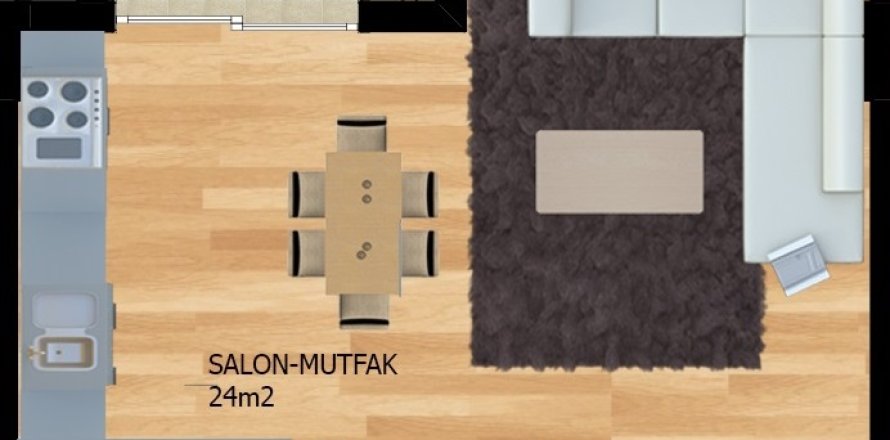 Wohnung  in Mugla, Türkei Nr. 224176