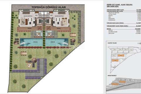 4+1 Villa i Bodrum, Mugla, Tyrkia Nr. 228498 - 24