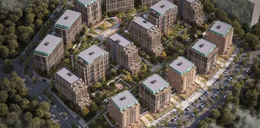 Квартира  4-х ком. в Стамбуле, Турция №213441