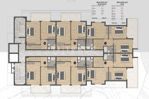 Apartment for sale in Alanya, Antalya, Turkey, 1 bedroom, 56m2, No. 215011 – photo 26