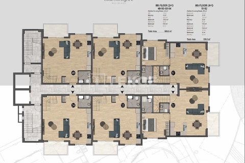 Apartment for sale in Alanya, Antalya, Turkey, 1 bedroom, 56m2, No. 215011 – photo 25