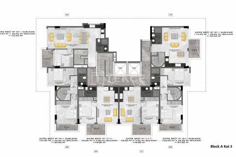 آپارتمان در  Alanya ، ترکیه 2 خوابه ، 100 متر مربع.  شماره 63397 - 27