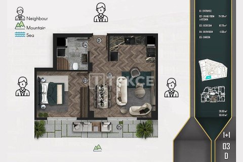 Apartment for sale  in Cinarcik, Yalova, Turkey, 4 bedrooms, 200m2, No. 213519 – photo 28