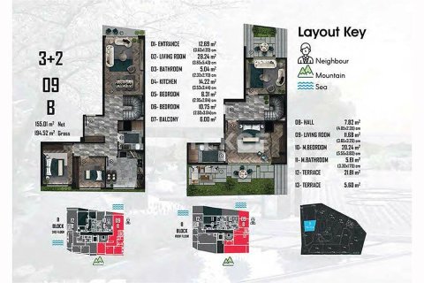 Apartment for sale  in Cinarcik, Yalova, Turkey, 4 bedrooms, 200m2, No. 213519 – photo 22