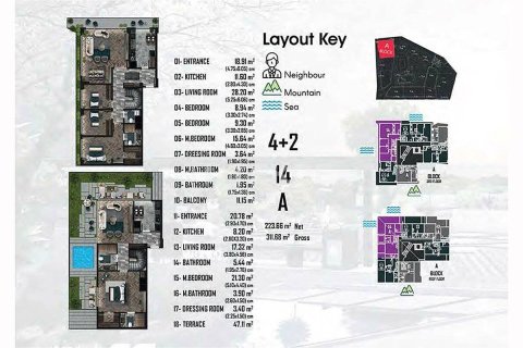 Apartment for sale  in Cinarcik, Yalova, Turkey, 4 bedrooms, 200m2, No. 213519 – photo 20