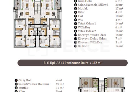 Продажа квартиры  в Лефкоше, Северный Кипр 1+1, 75м2, №212800 – фото 27