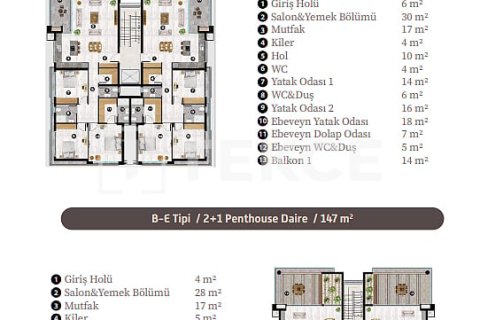 2+1 Takvåning  i Lefkosha,  Nr. 212801 - 27