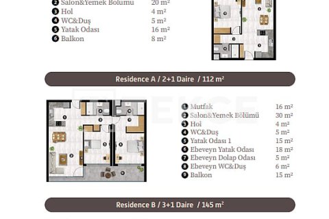 2+1 Takvåning  i Lefkosha,  Nr. 212801 - 24