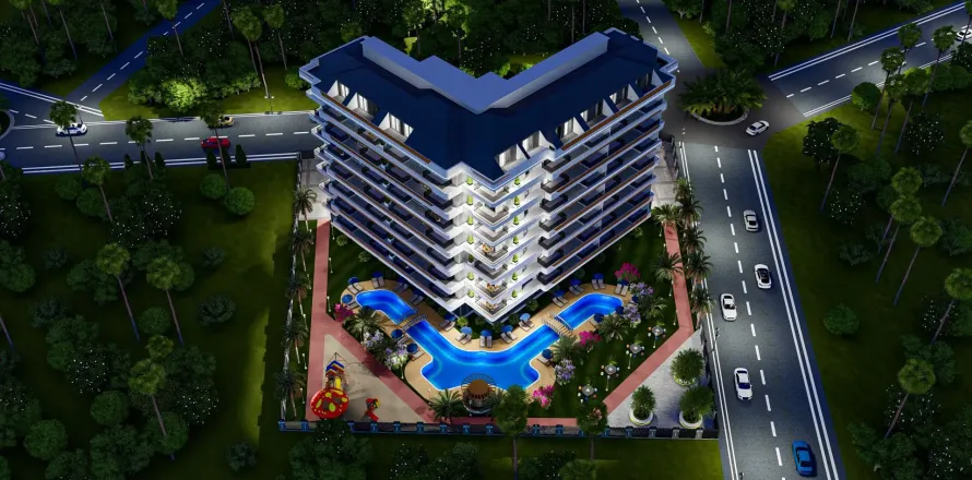 1+1 Wohnung  in Gazipasa, Antalya, Türkei Nr. 221945