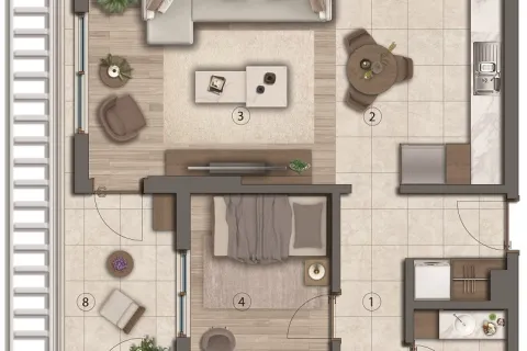 2+1 Leilighet i Mugla, Tyrkia Nr. 220103 - 24