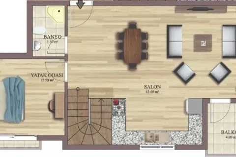 4+1 Wohnung  in Türkei Nr. 220101 - 14